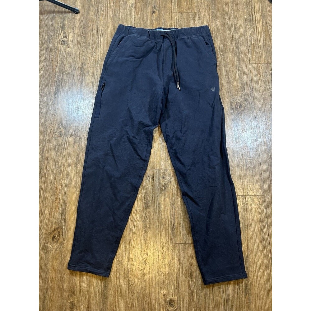 Mack Weldon Ace Jogger SweatPants Men’s Medium French Terry Stretch Blue